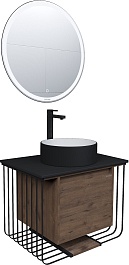 Grossman Мебель для ванной Винтаж 70 GR-4040BW веллингтон/металл черный – фотография-1